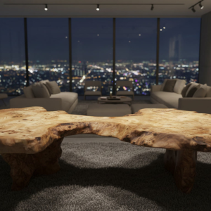 POPLAR BURL - BESPOKE TABLE