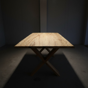 RUSTIC SOLID BIRCH - DINING TABLE